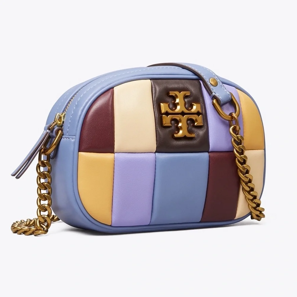 Tory Burch Kira patchwork small camera bag Multi color - Picture 2 of 9